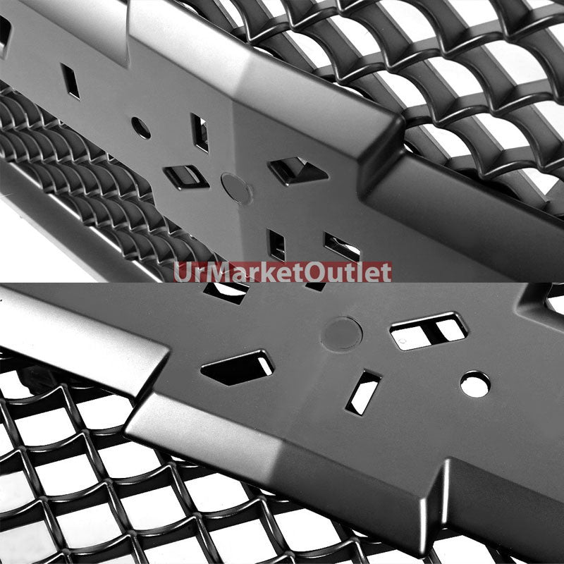 Black Diamond Mesh Style Front Grille For 14-15 Silverado 1500 4.3L/5.3L/6.2L