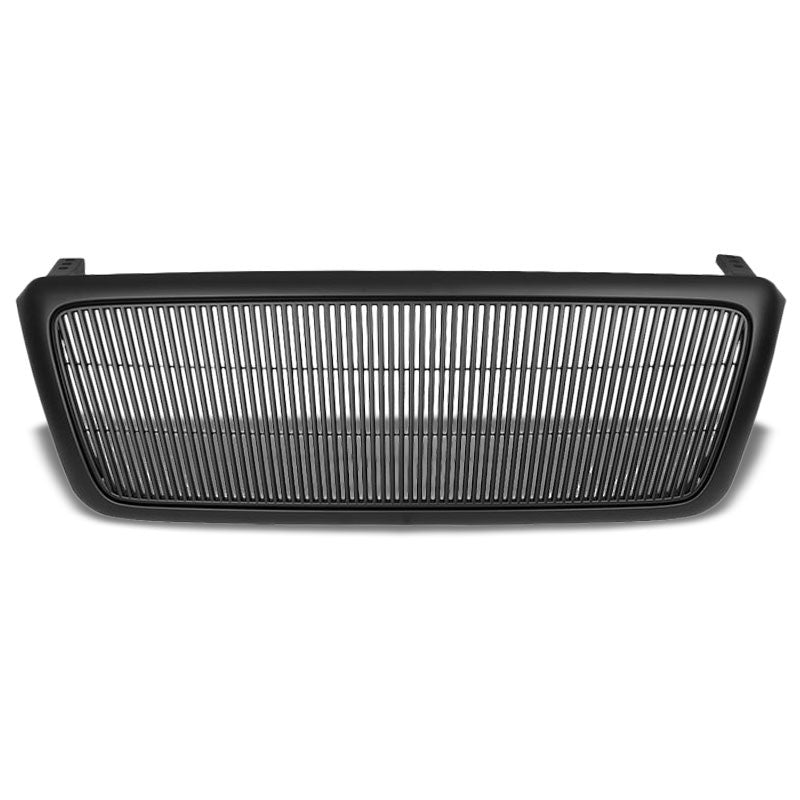 Black Vertical Style Front Grille For Ford 04-08 F-150 V6/V8 4.2L/4.6L/5.4L