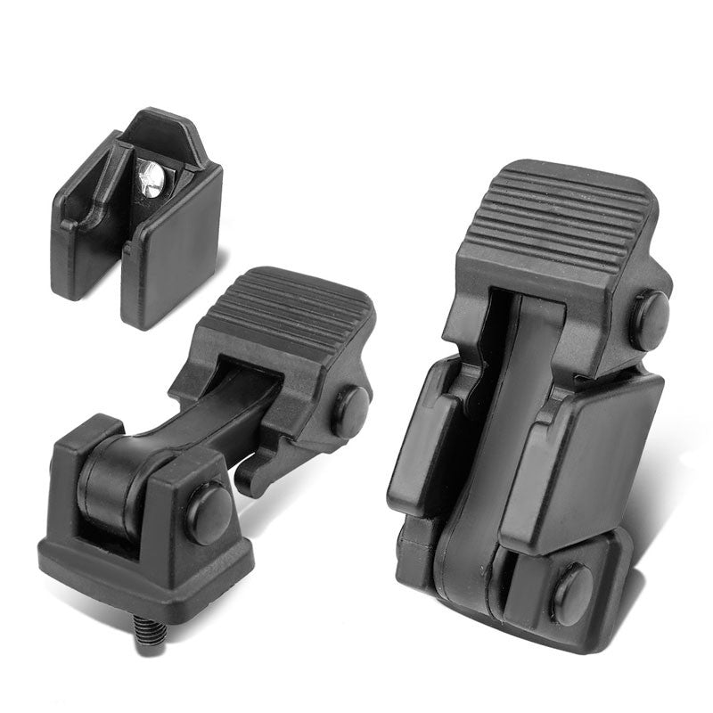 Matte Black Hold Down Buckle Hood Latch Lock Assembly For 97-06 Jeep Wrangler TJ
