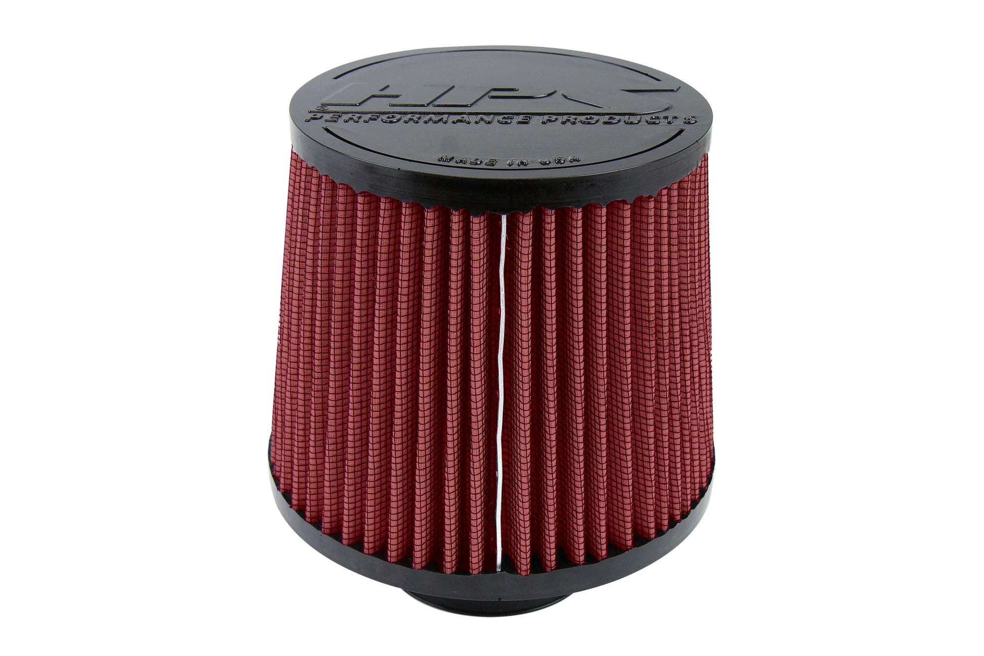 HPS-4274-RED HPS HPS-4274-RED Universal Round Tapered Air Filter [2.5" Flange ID / 6.5" L]