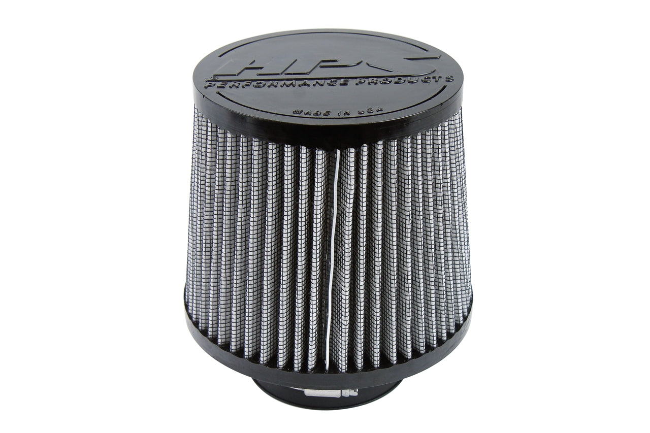 HPS 3" Universal Round Intake Air Filter [6.5" L, 6" Base] HPS-4276