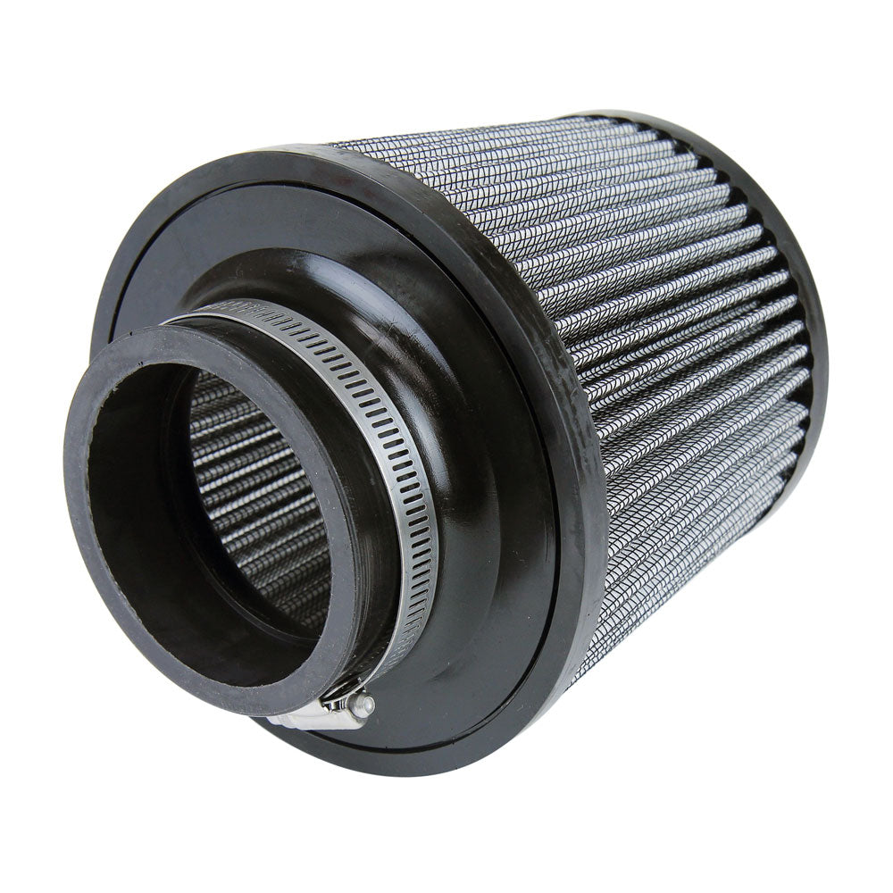 HPS 3" Universal Round Intake Air Filter 6.5" Length HPS-4276 + 3" MAF Adapter