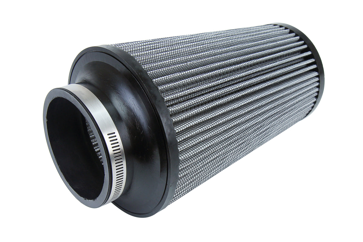 HPS 3.5" Universal Round Intake Air Filter [10.5" L, 6" Base] HPS-4299