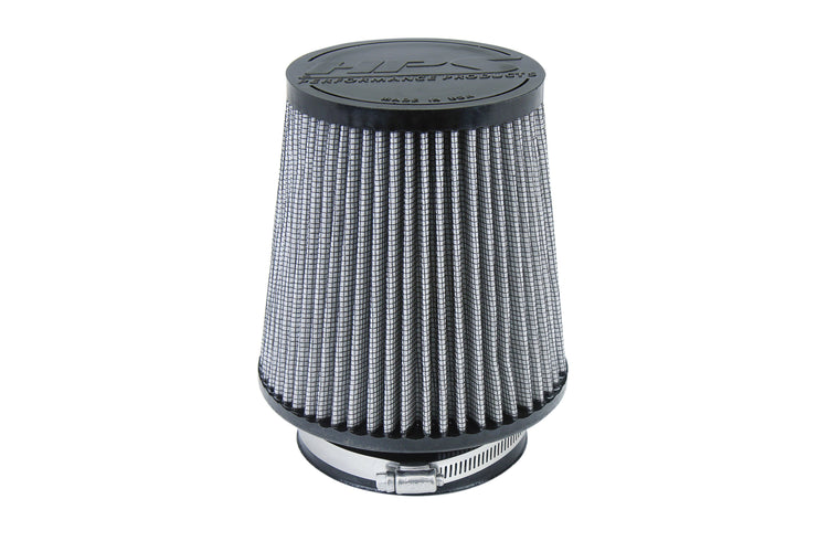 HPS 4" Universal Round Intake Air Filter [7.25" L, 6" Base] HPS-4300