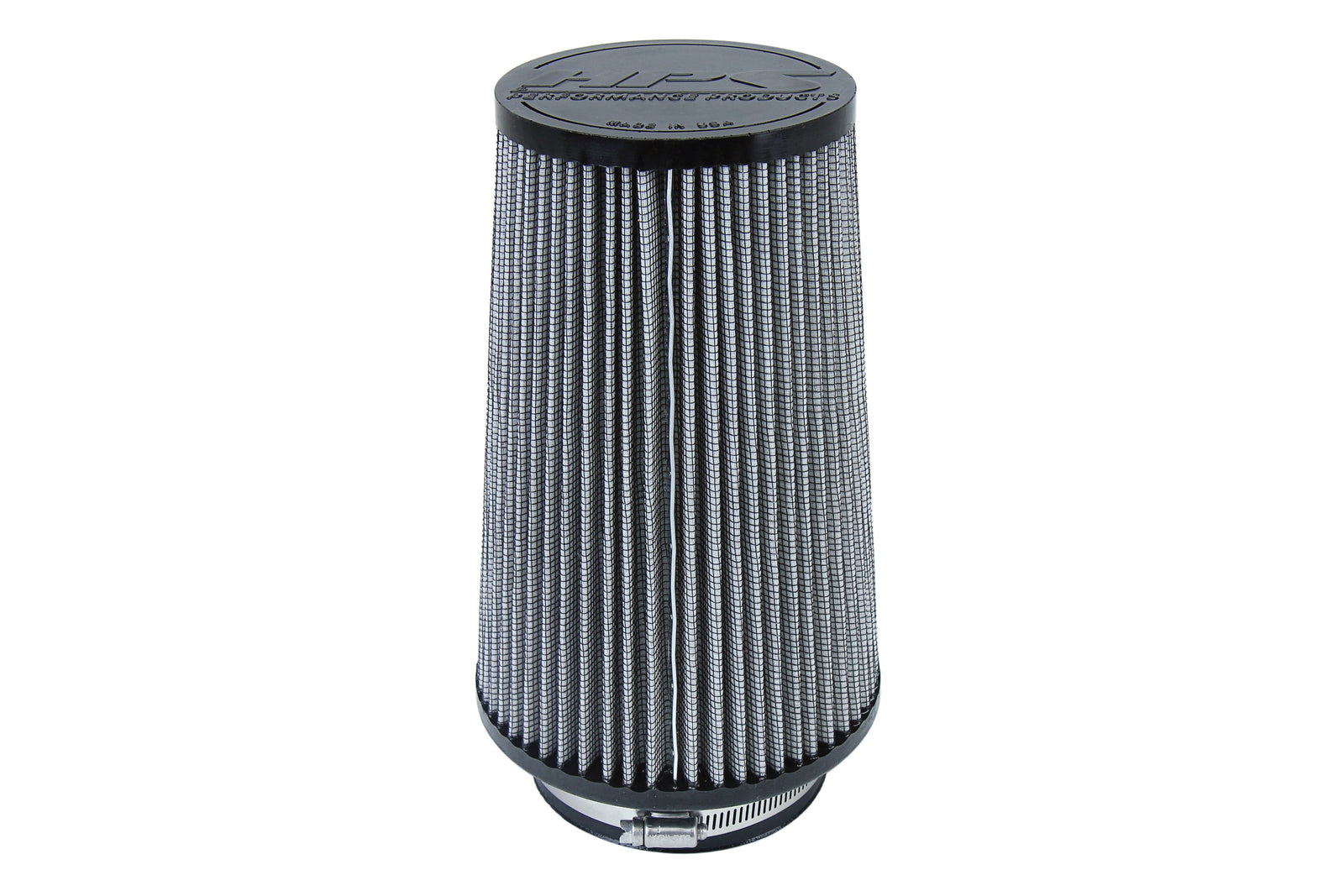 HPS 4" Universal Round Intake Air Filter [10.25" L, 6" Base] HPS-4301