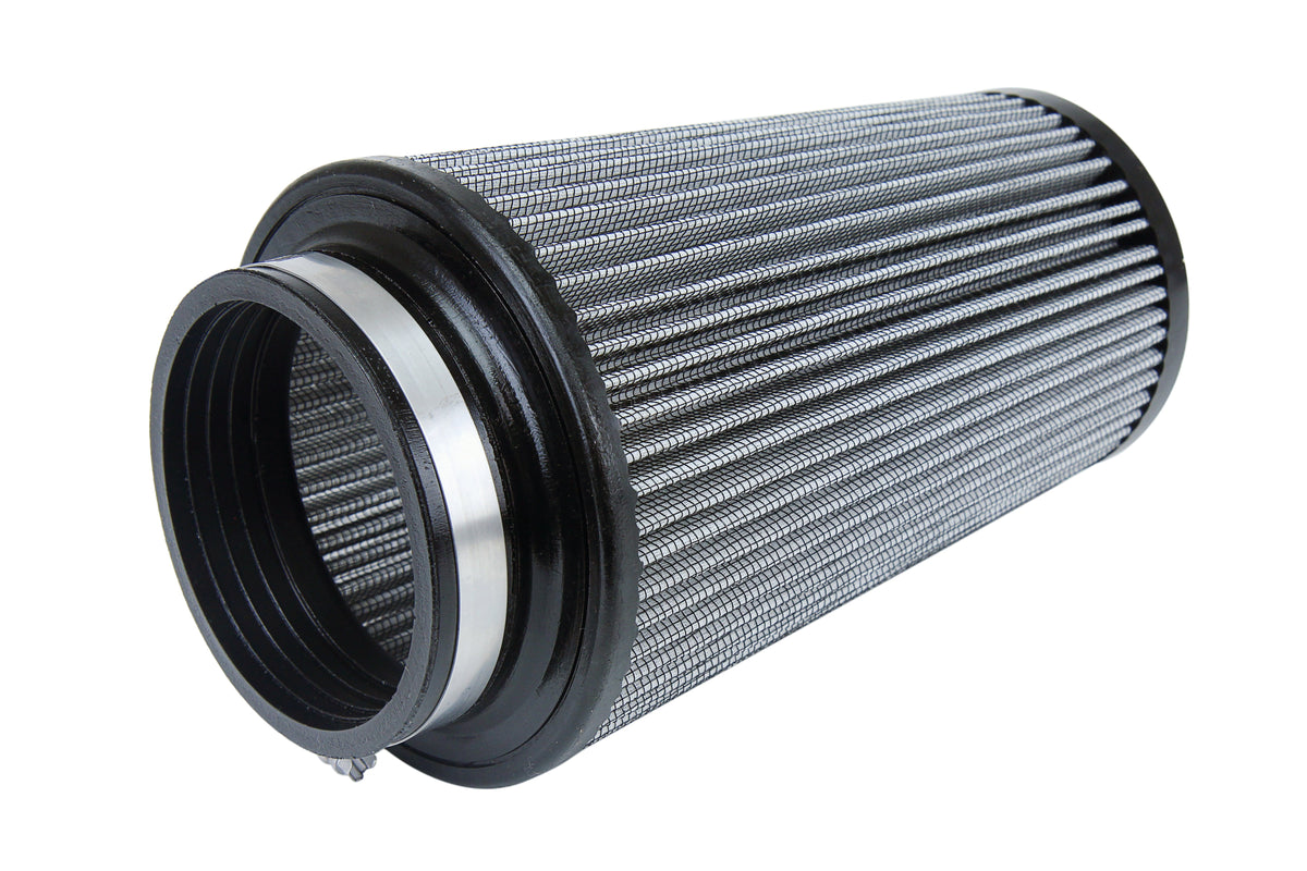 HPS 4" Universal Round Intake Air Filter [10.25" L, 6" Base] HPS-4301