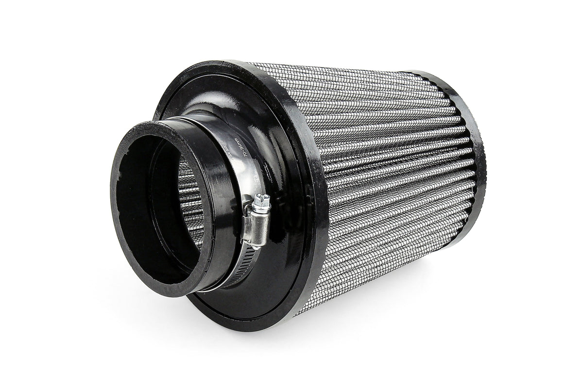 HPS-4332+9147 HPS 3.25" Universal Cone Intake Air Filter+Sock 7.75" L, 6" B, 4.5" T, HPS-4332
