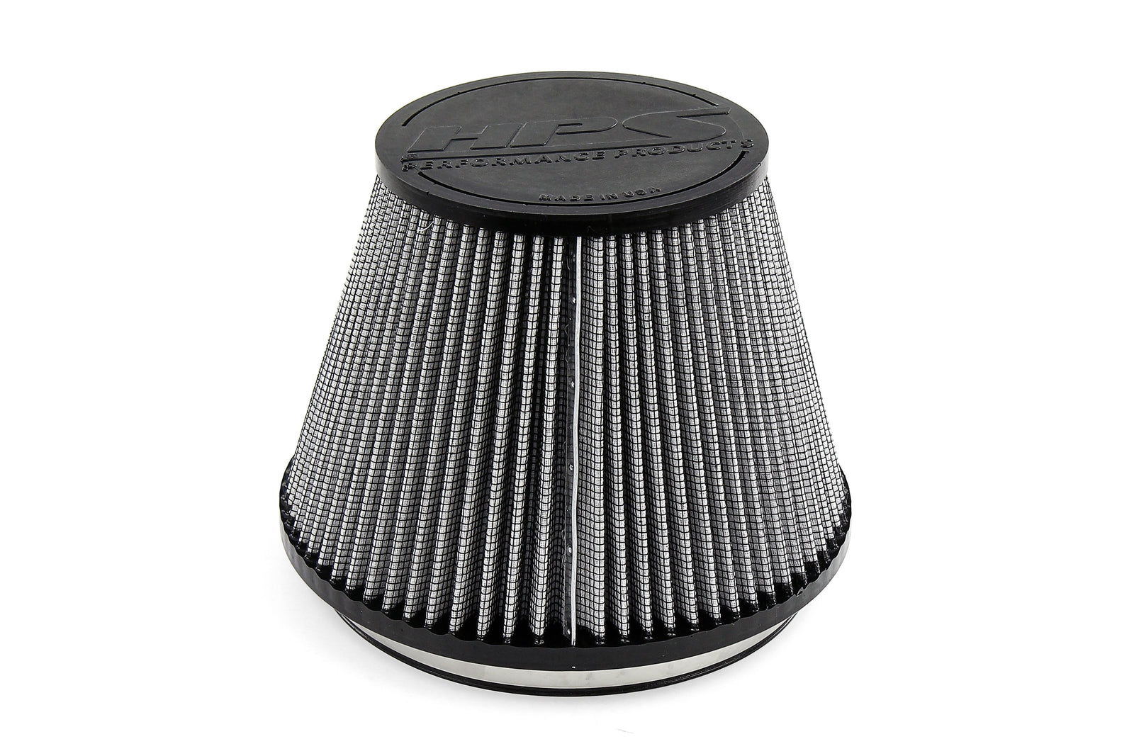 HPS 6" Universal Round Intake Air Filter [6" L, 7.5" Base] HPS-4334