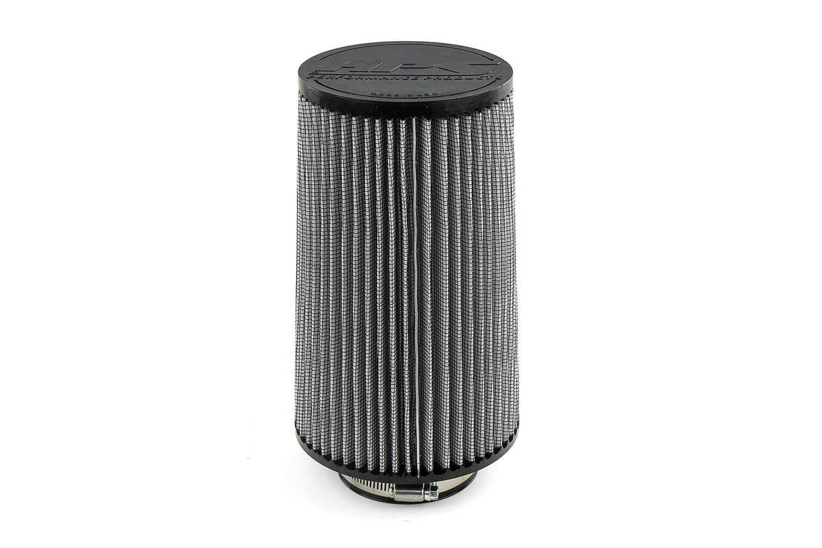 HPS 3" Universal Round Intake Air Filter [10.25" L, 5.5" Base] HPS-4337