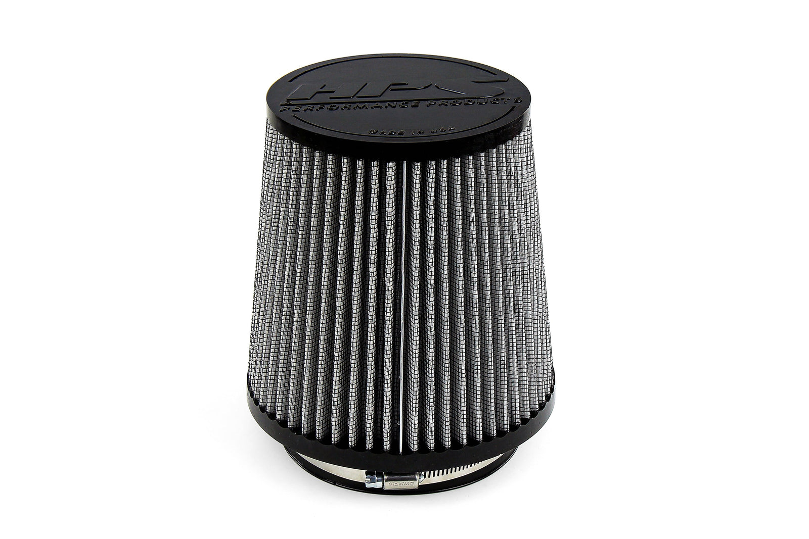 HPS 5" Universal Round Intake Air Filter [8" L, 7" Base] HPS-4338
