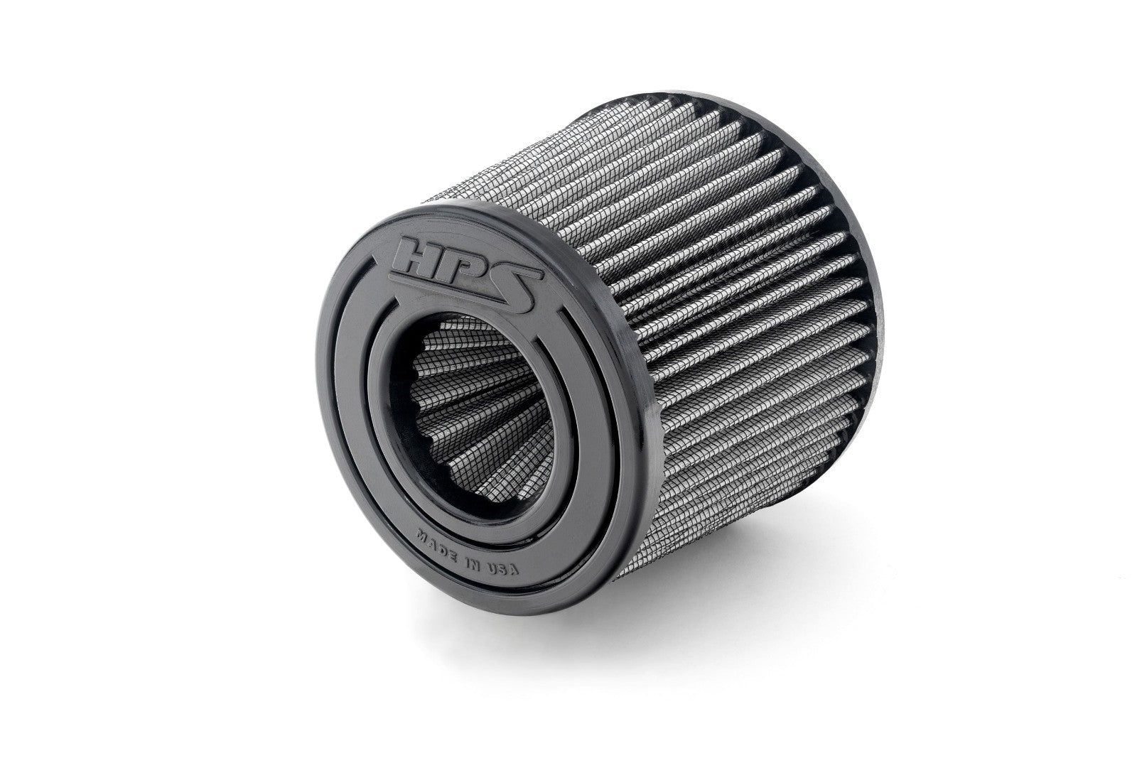 HPS 2.5" Round Open Top Dual Cone Air Filter [6.5" L, 6" Base] HPS-4339