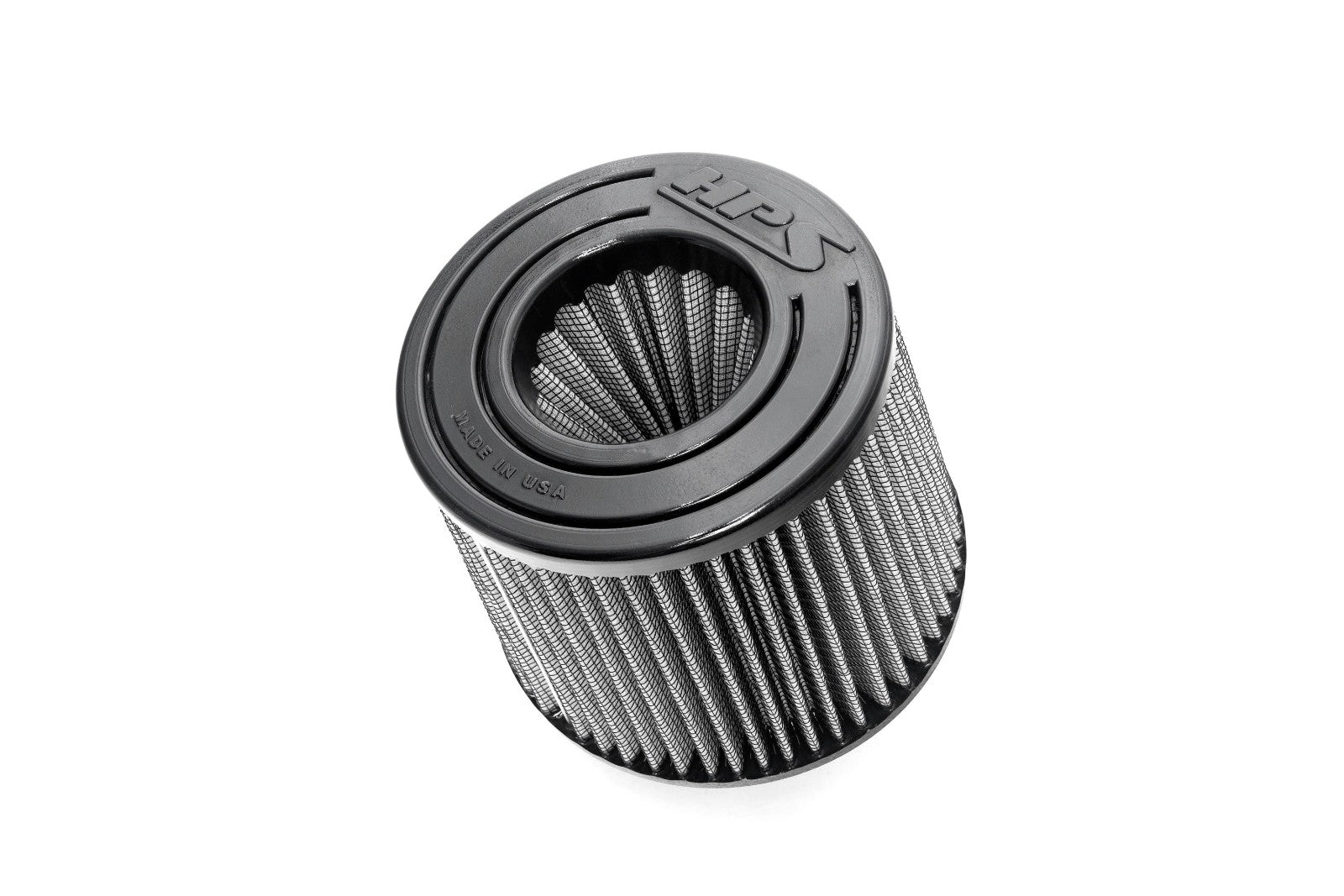 HPS-4340+9147 HPS 2.75" Round Open Top Dual Cone Air Filter+Sock Cover 6.5" L, 6" B, HPS-4340