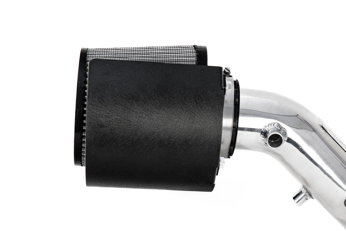 HSK-404 HPS Black Universal Fit Aluminum "Half-Open"Intake Air Filter Heat Shield Kit