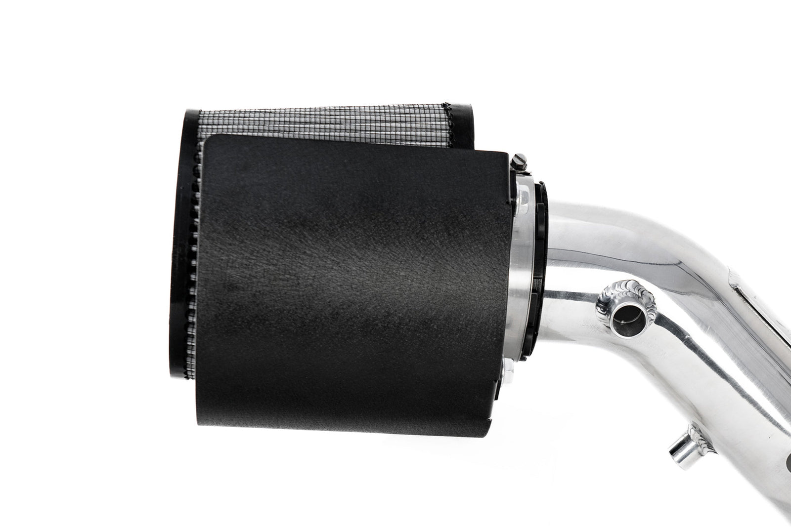 HSK-404 HPS Black Universal Fit Aluminum "Half-Open"Intake Air Filter Heat Shield Kit