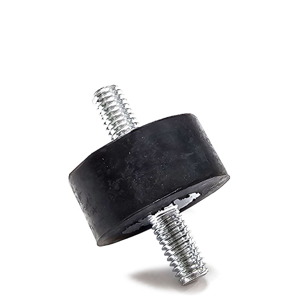 Anti Vibration Mount Isolator M6 Male/Male 1/2" Stud 1/2" Thick Rubber 1" DIA BFC-VM-M6-50-MM