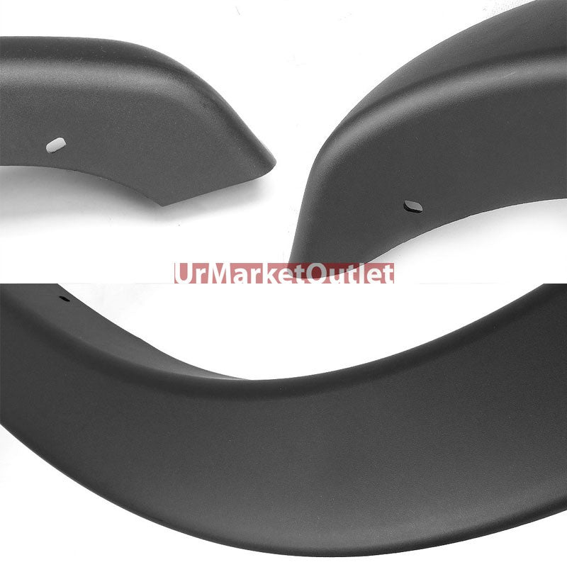 Matte Black Bolt-On Wheel Fender Flare Guard For 02-08 Dodge Ram 78"-97.9" Bed