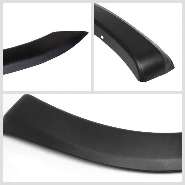 Black Satin Race Wheel Fender Flare Guard work with 99-04 F-250/F-350 Super Duty