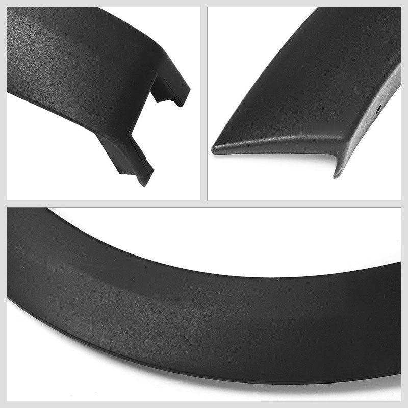 4PC Matte Black Bolt-On Wheel Fender Flares Guard Cover For 10-18 Ram 2500 3500