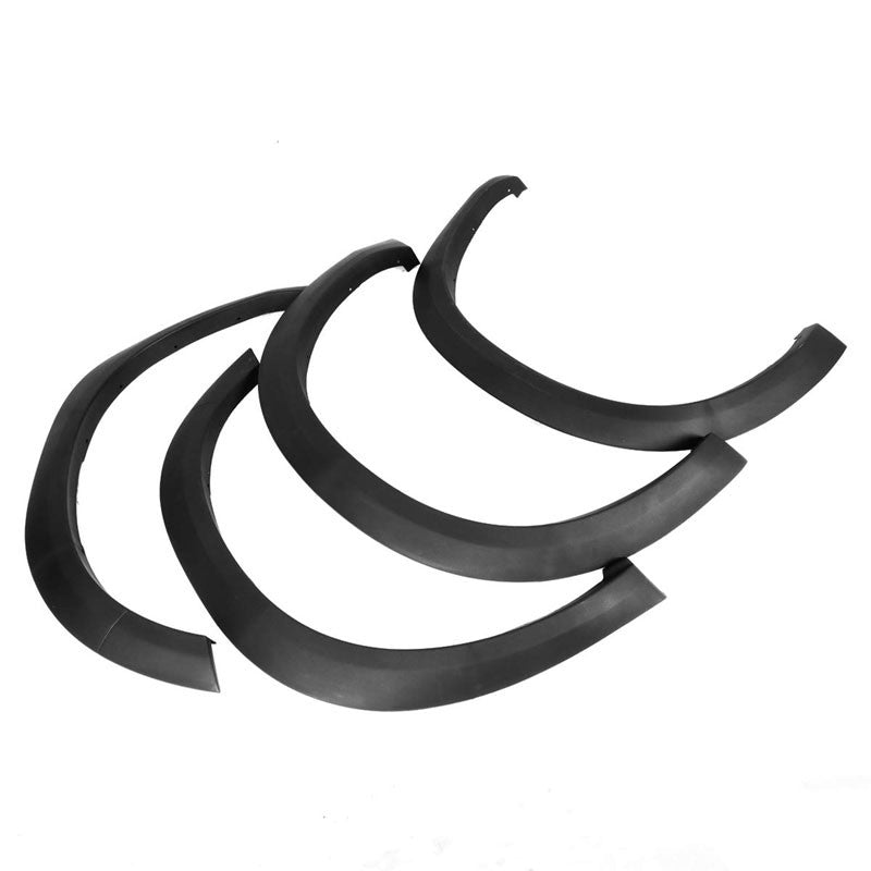 4PC Matte Black Bolt-On Wheel Fender Flares Guard Cover For 10-18 Ram 2500 3500