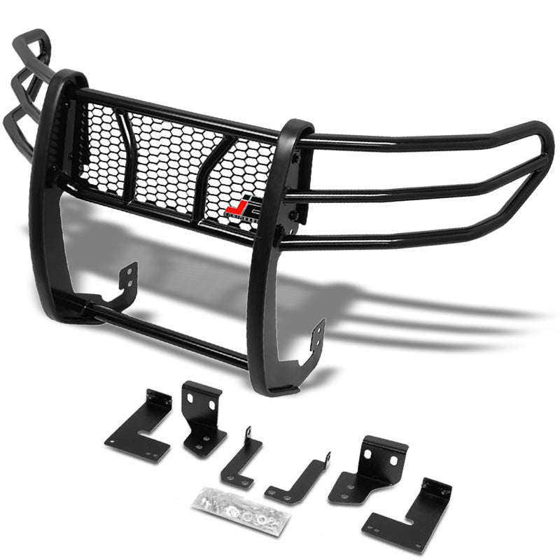 J2 Black Mild Steel Full Front Grille Guard For 07-14 Toyota FJ Cruiser 4.0L V6