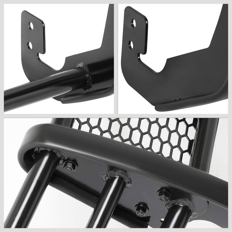 J2 Black Mild Steel Full Front Grille Guard For 07-14 Toyota FJ Cruiser 4.0L V6