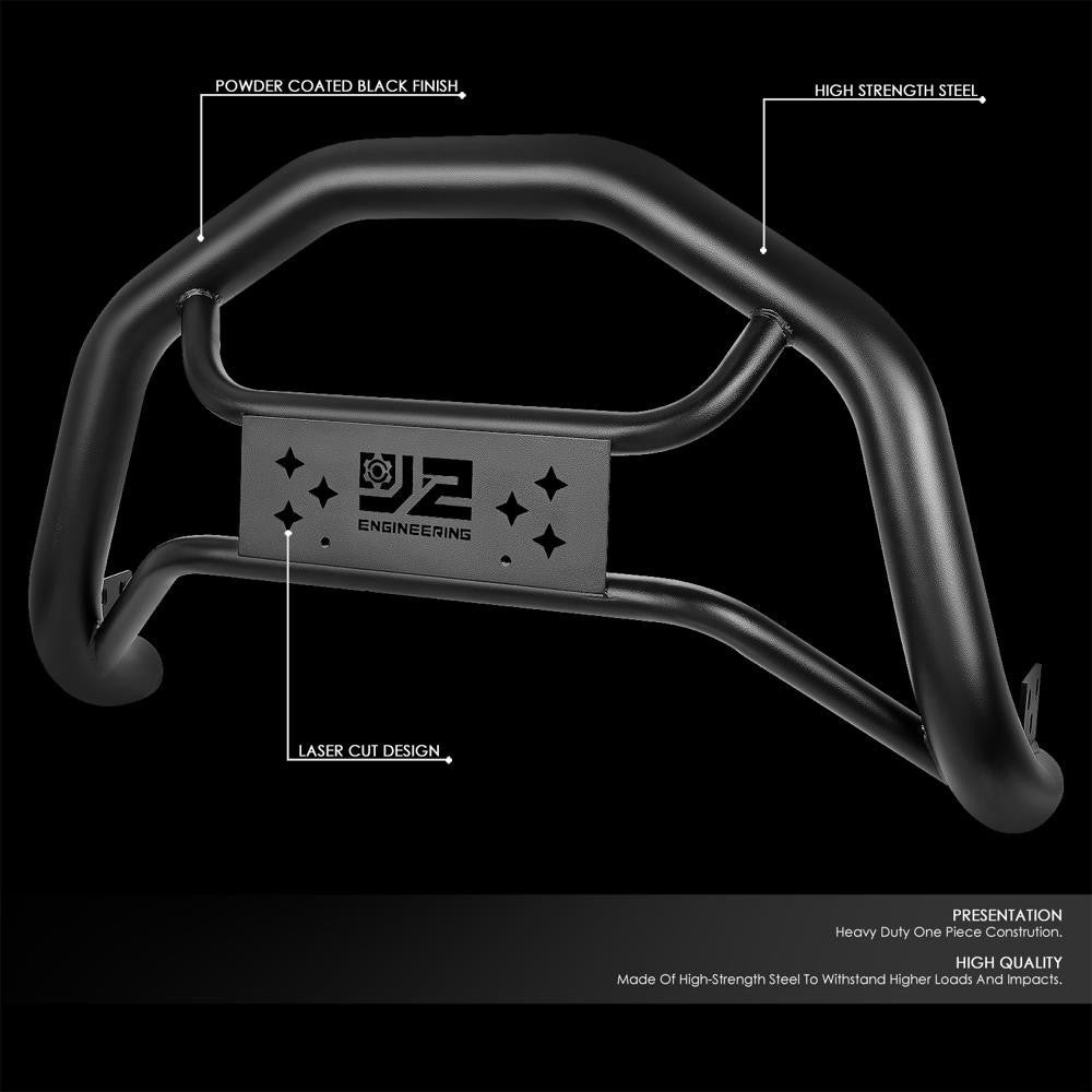 J2 Tubular Design Front Bumper Bull Bar Guard For 05-23 Toyota Tacoma