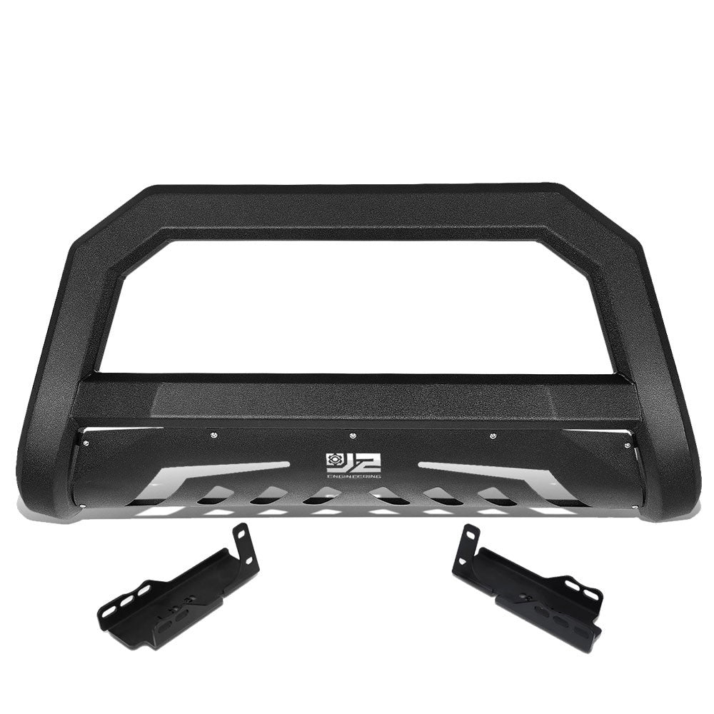 J2 Box Beam Design Front Bumper Bull Bar Guard For 07-18 Chevy Silverado Sierra