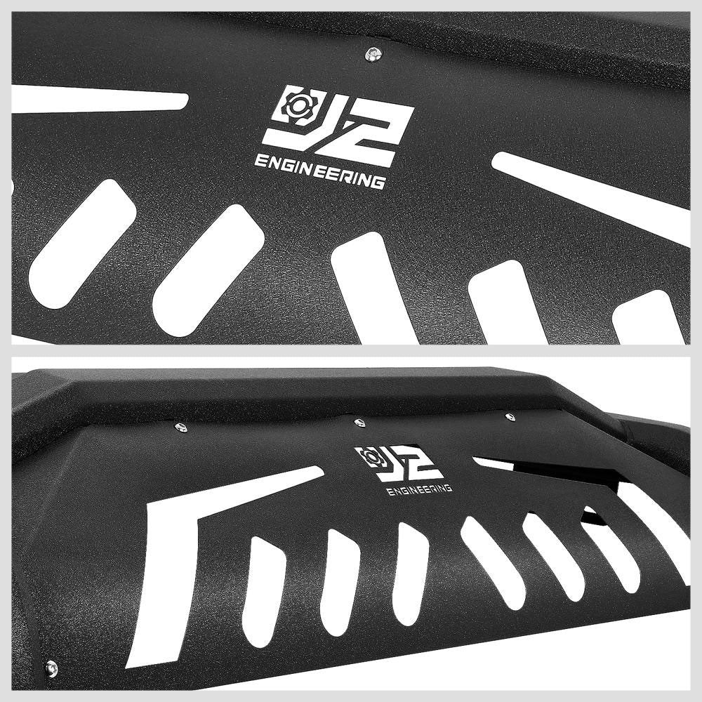 J2 Box Beam Design Front Bumper Bull Bar Guard For 07-18 Chevy Silverado Sierra