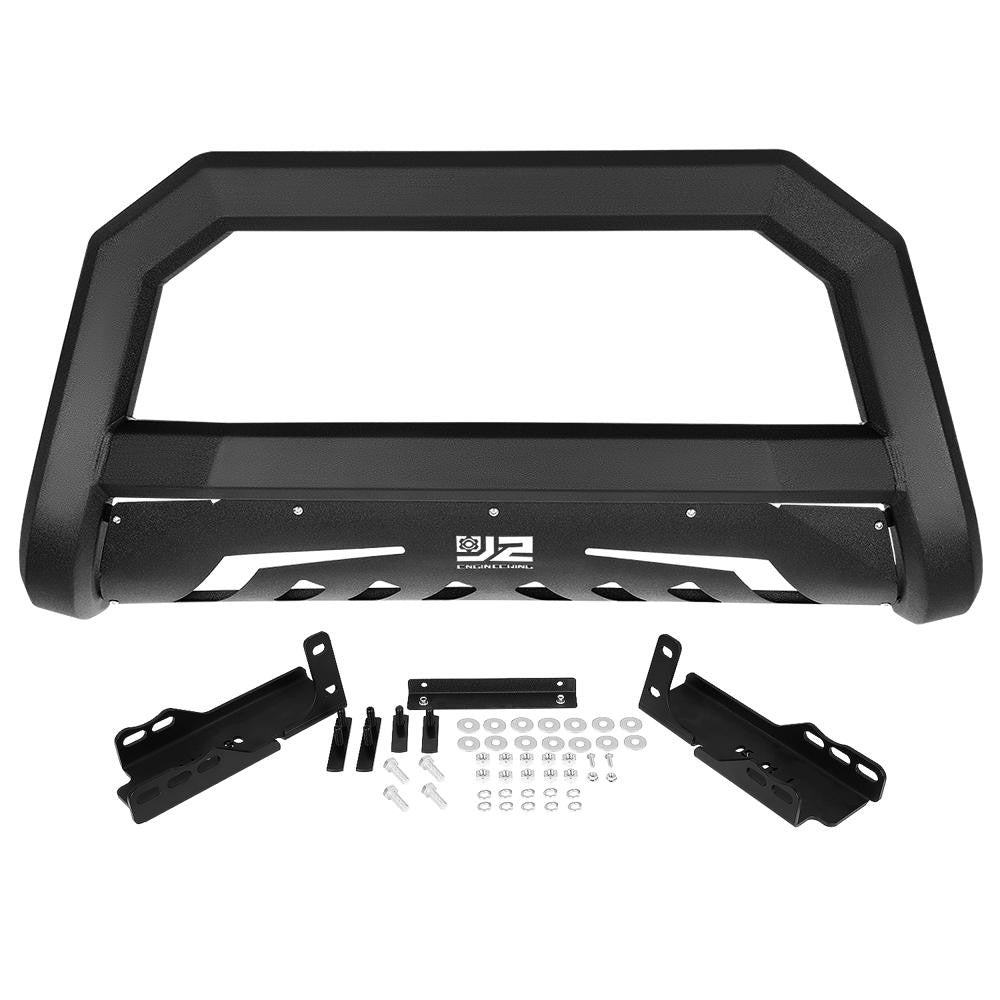 J2 Box Beam Design Front Bumper Bull Bar Guard For 07-18 Chevy Silverado Sierra
