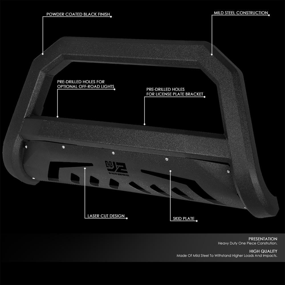 J2 Box Beam Design Front Bumper Bull Bar Guard For 02-09 Ram 1500 2500 3500