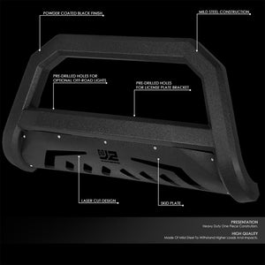 J2 Box Beam Design Front Bumper Bull Bar Guard 02-08 1500/03-09 2500 3500 J2-PT-ZTL-8287