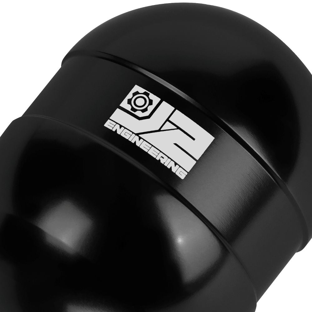 J2-SK-001-BK J2 Black (Teardrop Shape) For 6-Speed Manual Shift Knob (M8/M10/M12 Adapter)
