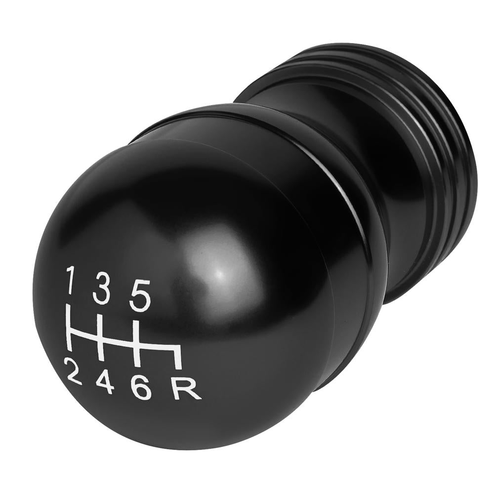 J2-SK-001-BK J2 Black (Teardrop Shape) For 6-Speed Manual Shift Knob (M8/M10/M12 Adapter)