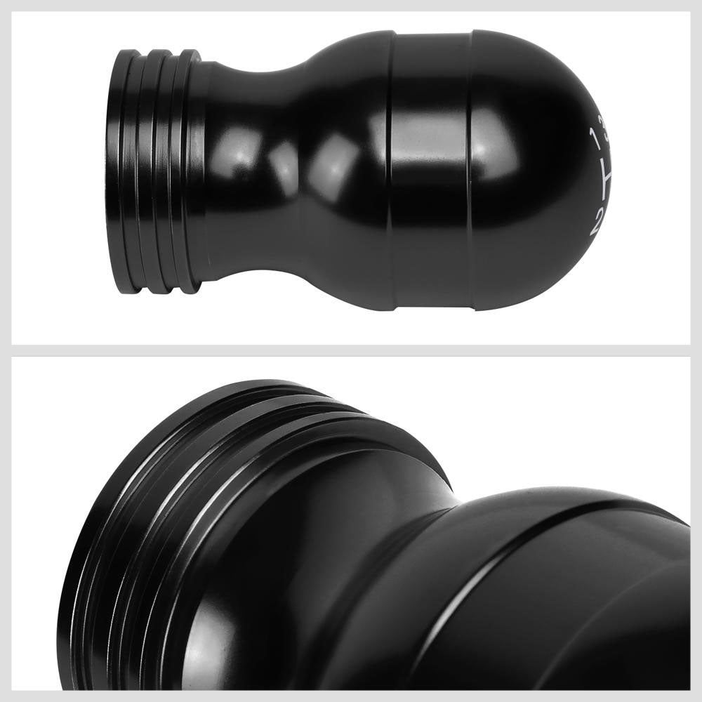 J2-SK-001-BK J2 Black (Teardrop Shape) For 6-Speed Manual Shift Knob (M8/M10/M12 Adapter)