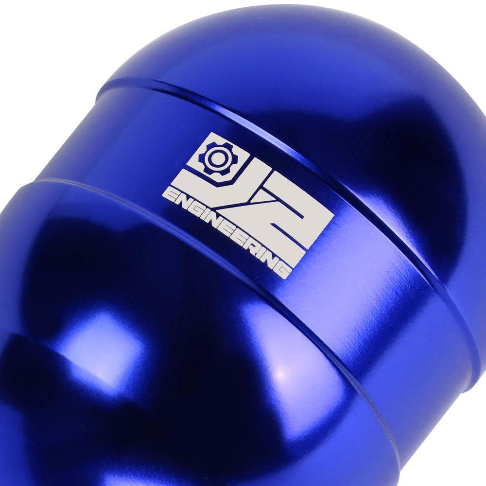 J2-SK-001-BL J2 Blue (Teardrop Shape) For 6-Speed Manual Shift Knob (M8/M10/M12 Adapter)