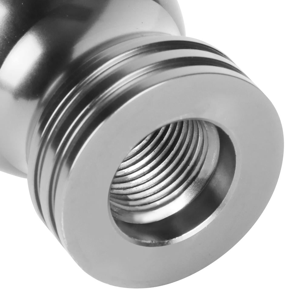 J2-SK-001-SL J2 Silver (Teardrop Shape) For 6-Speed Manual Shift Knob (M8/M10/M12 Adapter)