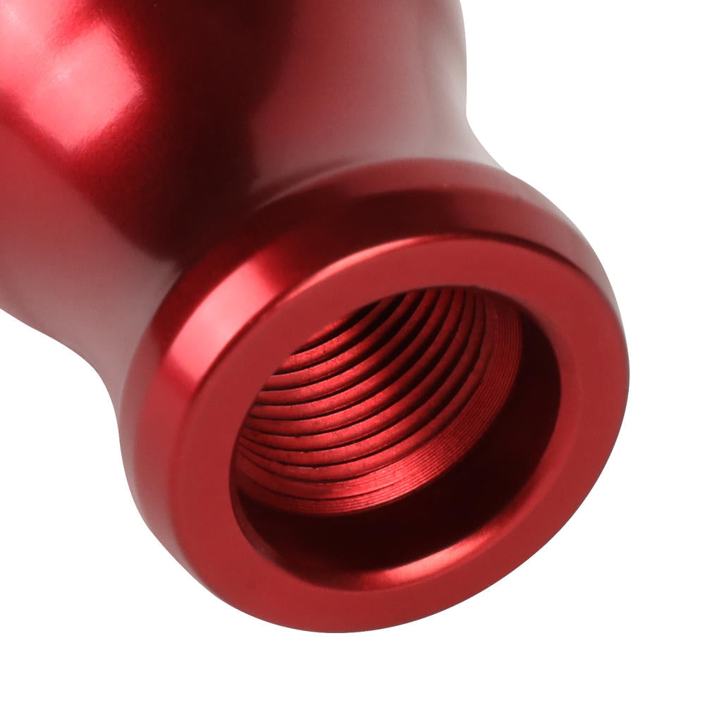 J2-SK-002-RD J2 Red (Flat Top Teardrop) For 6-Speed Manual Shift Knob (M8/M10/M12 Adapter)