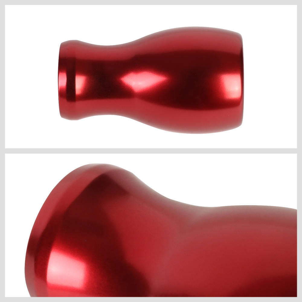 J2-SK-002-RD J2 Red (Flat Top Teardrop) For 6-Speed Manual Shift Knob (M8/M10/M12 Adapter)