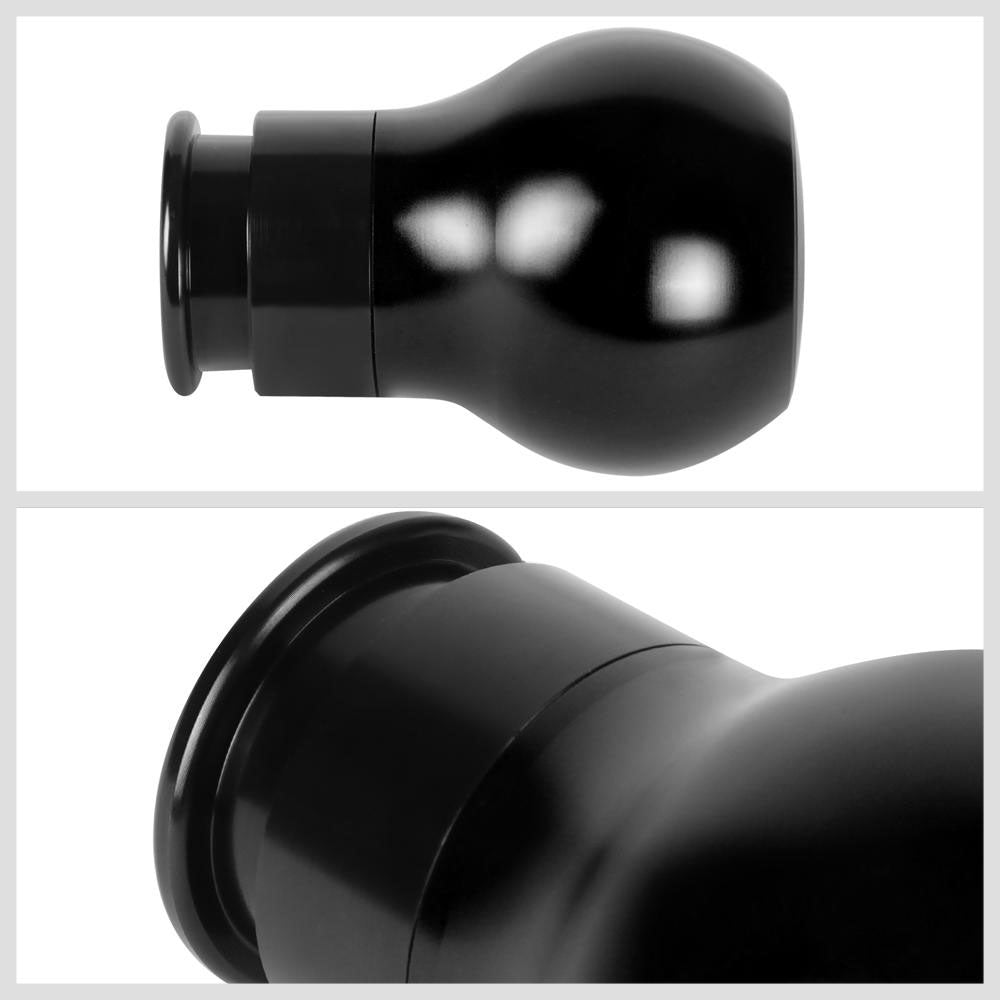 J2-SK-003-BK J2 Black (Teardrop Shape Design) For 6-Speed MT Shift Knob (M8/M10/M12 Adapter)