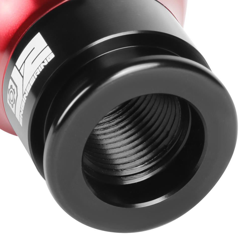J2-SK-003-RD J2 Red (Teardrop Shape Design) For 6-Speed MT Shift Knob (M8/M10/M12 Adapter)