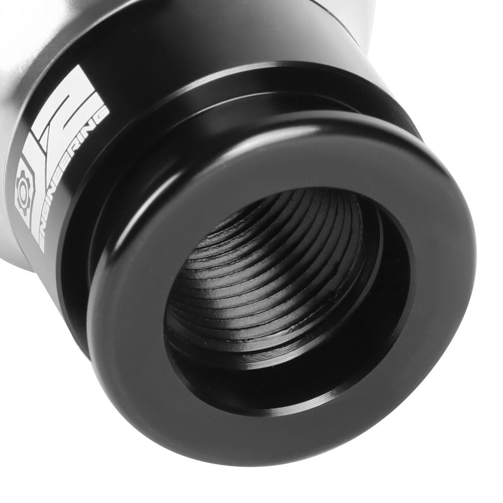 J2-SK-003-SL J2 Silver (Teardrop Shape Design) For 6-Speed MT Shift Knob (M8/M10/M12 Adapter)