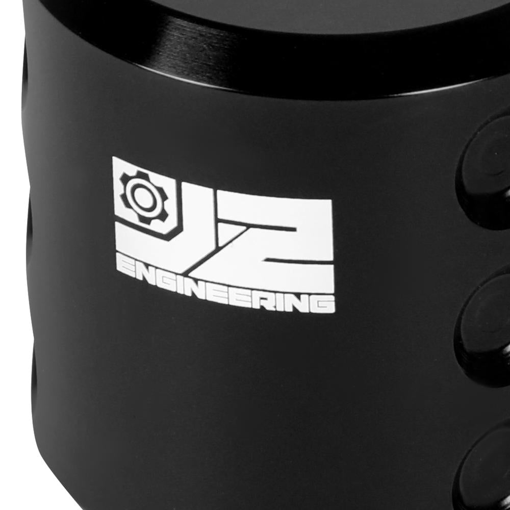 J2-SK-004-BK J2 Black (Goblet Style) For 6-Speed Manual Shift Knob (M8/M10/M12 Adapter)