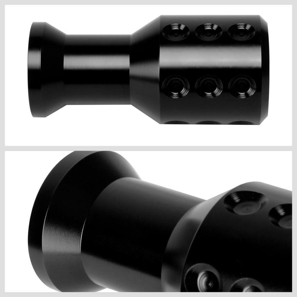 J2-SK-004-BK J2 Black (Goblet Style) For 6-Speed Manual Shift Knob (M8/M10/M12 Adapter)