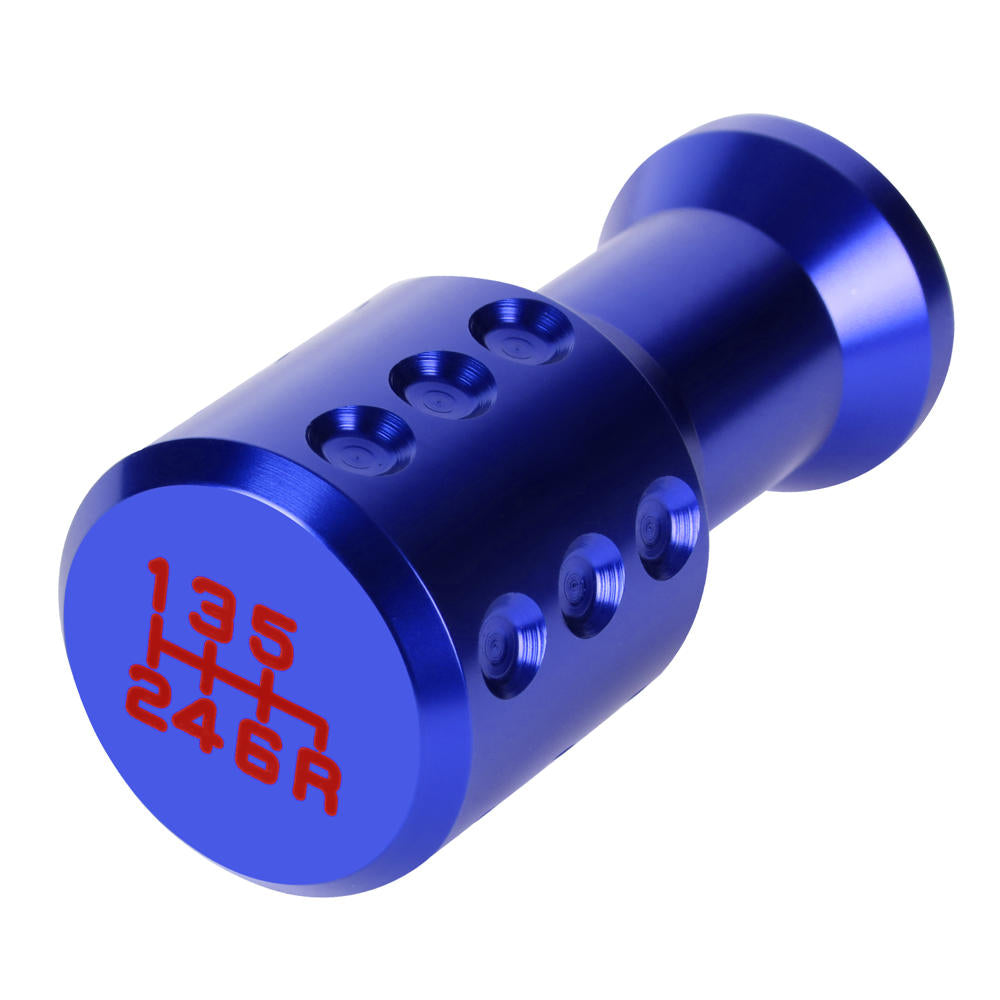 J2-SK-004-BL J2 Blue (Goblet Style) For 6-Speed Manual Shift Knob (M8/M10/M12 Adapter)