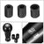 J2-SK-005-BK J2 Black (Ball Teardrop Style) For 6-Speed MT Shift Knob (M8/M10/M12 Adapter)