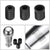 J2-SK-005-SL J2 Silver (Ball Teardrop Style) For 6-Speed MT Shift Knob (M8/M10/M12 Adapter)