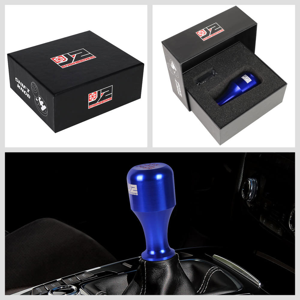 J2-SK-006-BL J2 Blue (Cylindrical Wine Cup) For 6-Speed MT Shift Knob (M8/M10/M12 Adapter)