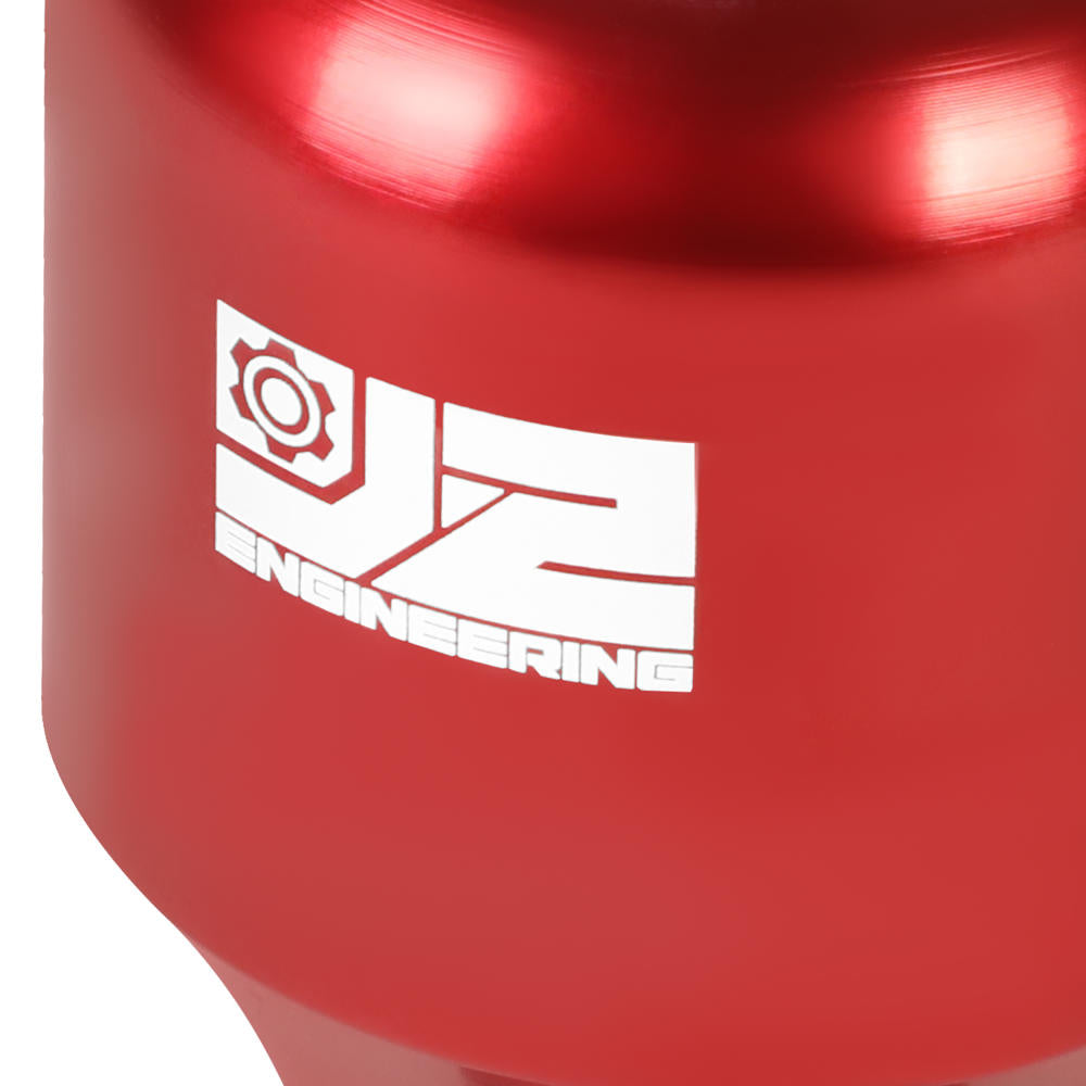 J2-SK-006-RD J2 Red (Cylindrical Wine Cup) For 6-Speed MT Shift Knob (M8/M10/M12 Adapter)