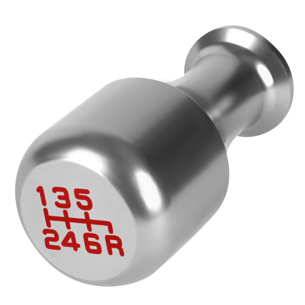 J2-SK-006-SL J2 Silver (Cylindrical Wine Cup) For 6-Speed MT Shift Knob (M8/M10/M12 Adapter)