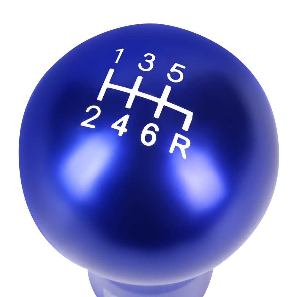 J2-SK-007-BL J2 Blue (Spherical Teardrop) For 6-Speed Manual Shift Knob (M8/M10/M12 Adapter)